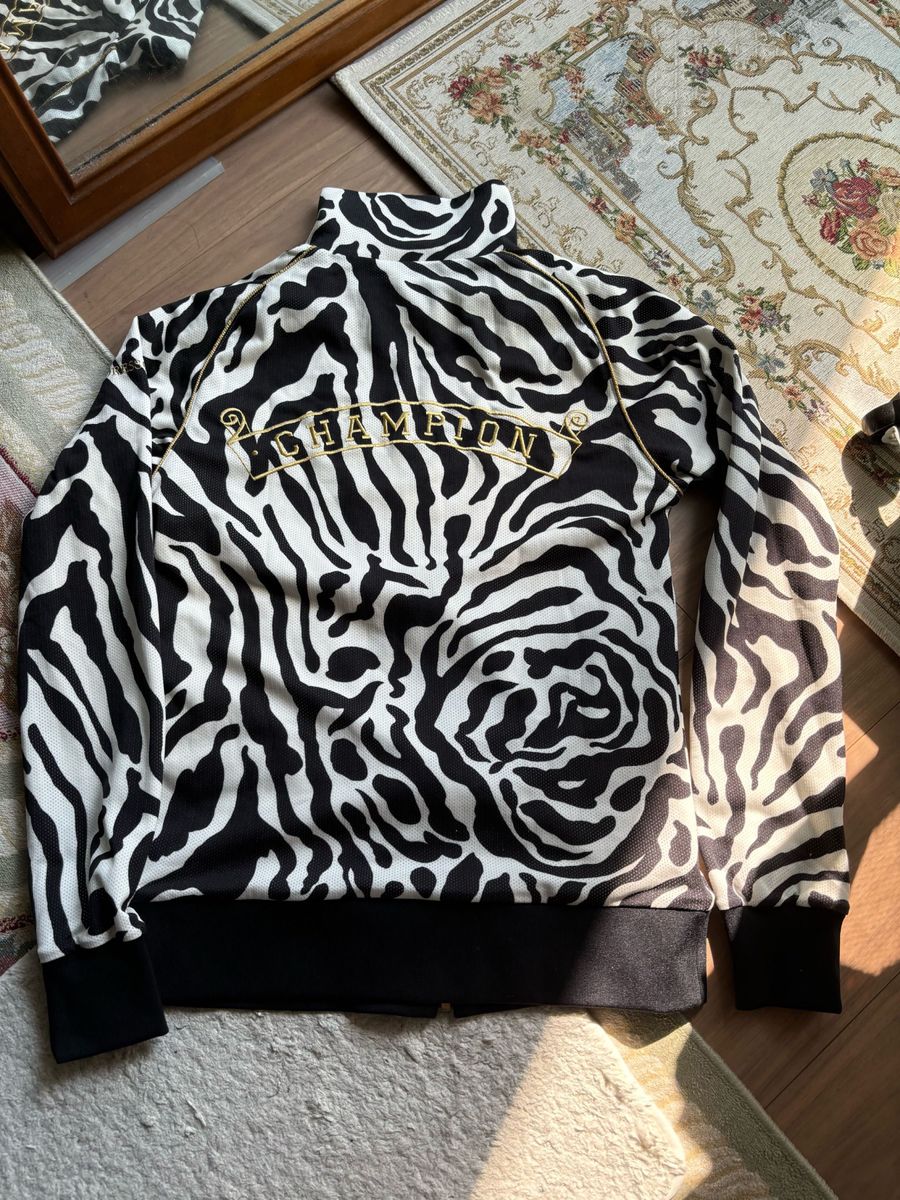 ドレスキャンプ チャンピオン ジャージ 限定 46 dresscamp M ゼブラ