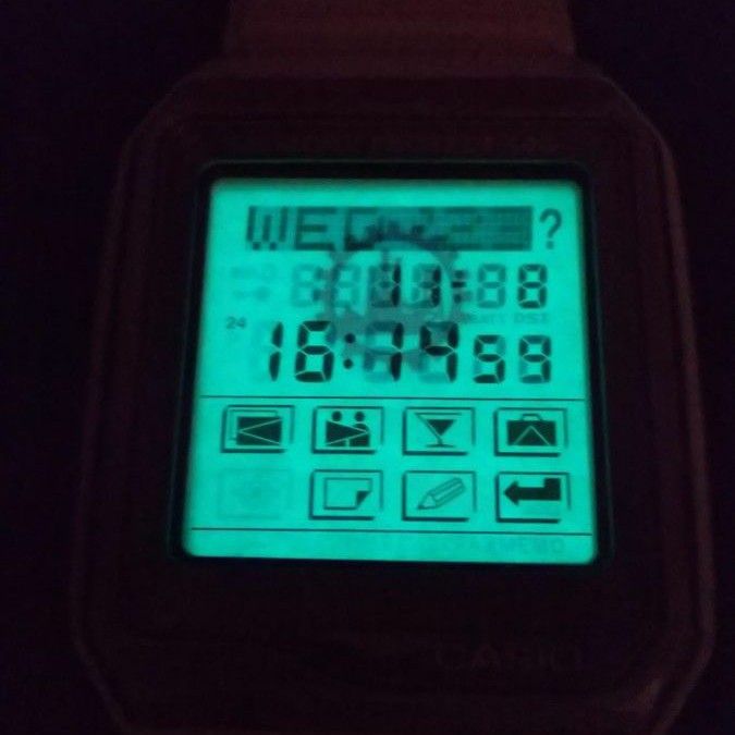 CASIO DATA BANK ホワイト VDB-101JIM invisible machine タッチ