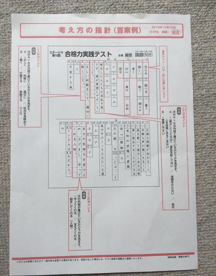 日能研 6年 合格力育成テスト＆合格力実践テスト 難関｜Yahoo!フリマ