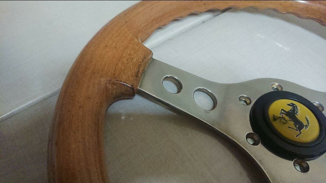 OBAハン オバハン ウッドステアリング 旧車 ヴィンテージ 当時物 O B A