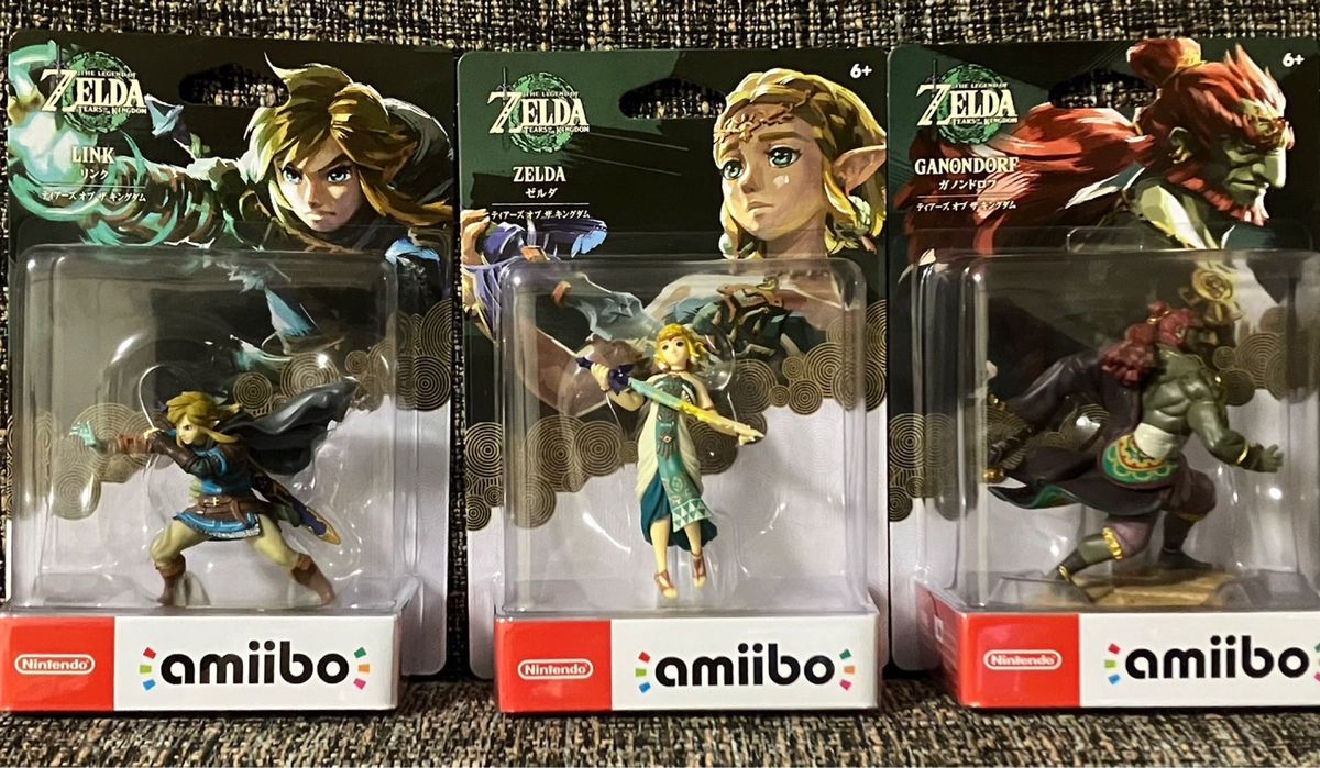 新品・未使用 amiibo ゼルダの伝説 ティアキンセット 3体セット｜Yahoo