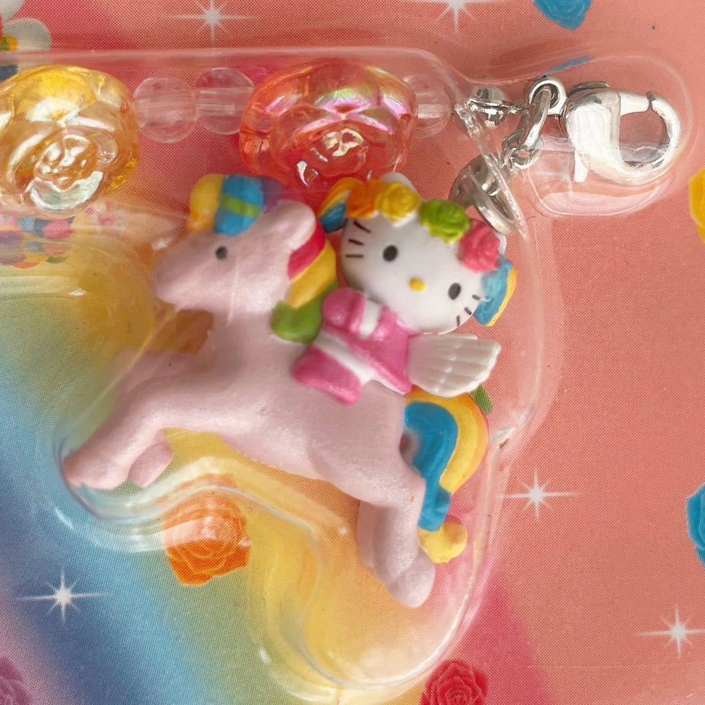 レア ハローキティ ウイングピース ファスナーマスコット ビーズ