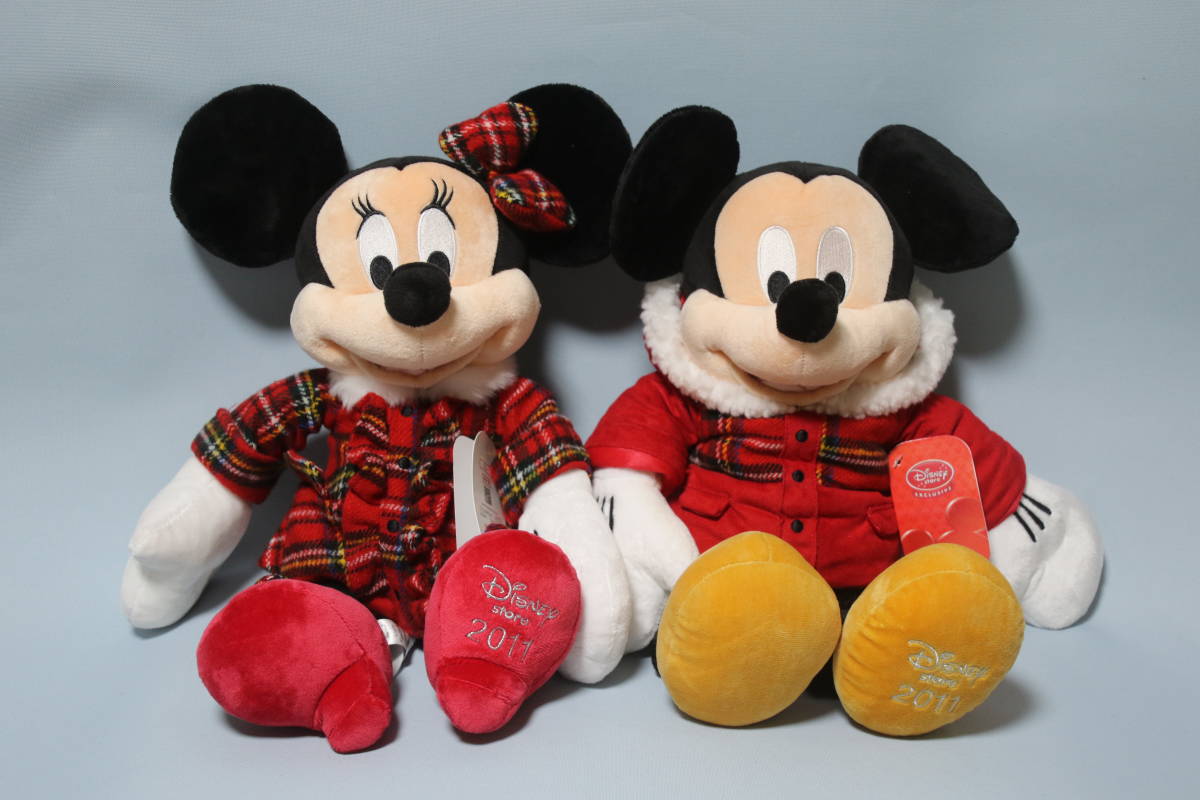 DS限定 2011 クリスマス ミッキー＆ミニー ぬいぐるみ｜Yahoo!フリマ