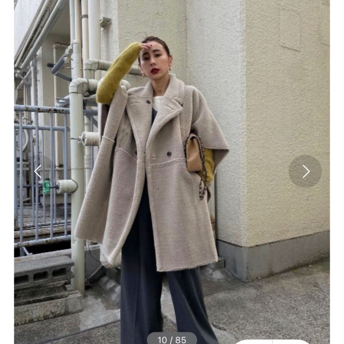 AMERI リバーシブルボアポンチョコート｜Yahoo!フリマ（旧PayPayフリマ）