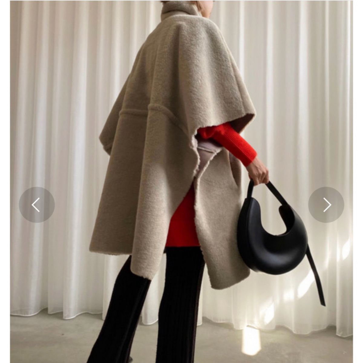 AMERI リバーシブルボアポンチョコート｜Yahoo!フリマ（旧PayPayフリマ）