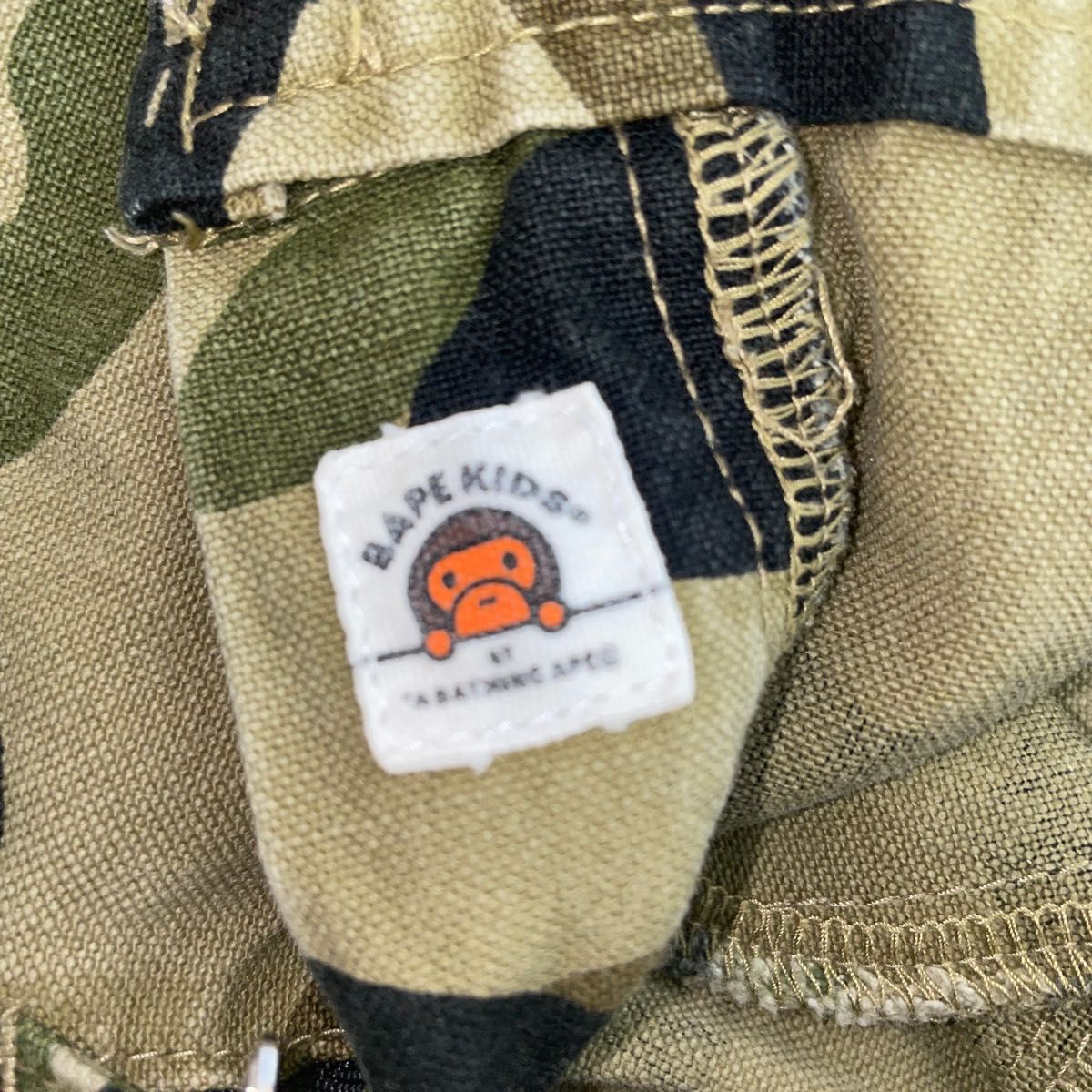 BAPE KIDS ベイプ ゴリラ 迷彩柄 ショートパンツ 100cm カモフラ