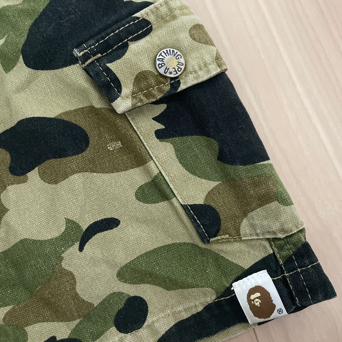 BAPE KIDS ベイプ ゴリラ 迷彩柄 ショートパンツ 100cm カモフラ