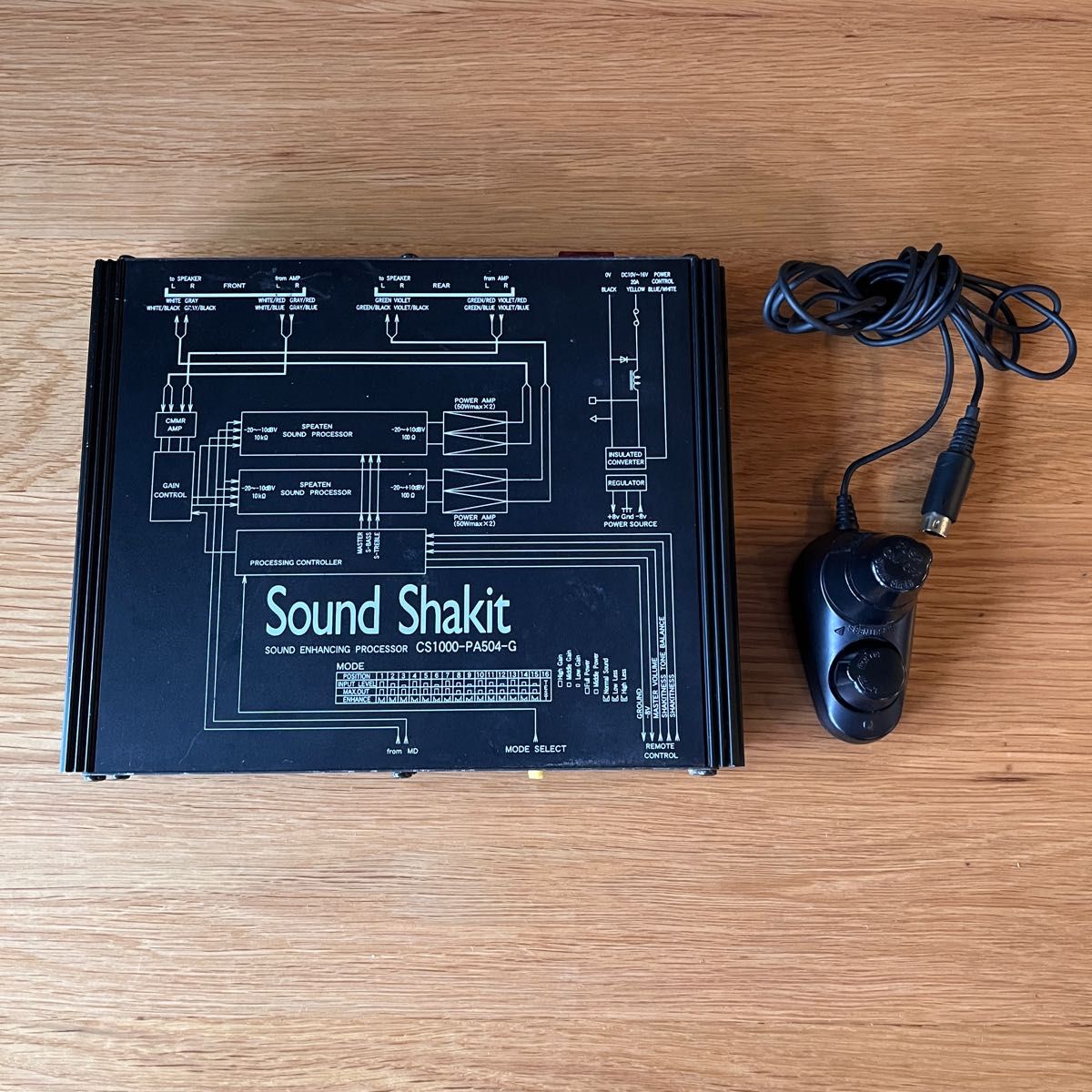 Sound CS1000-PA504-G サウンドエンハンスプロセッサー sound shakit