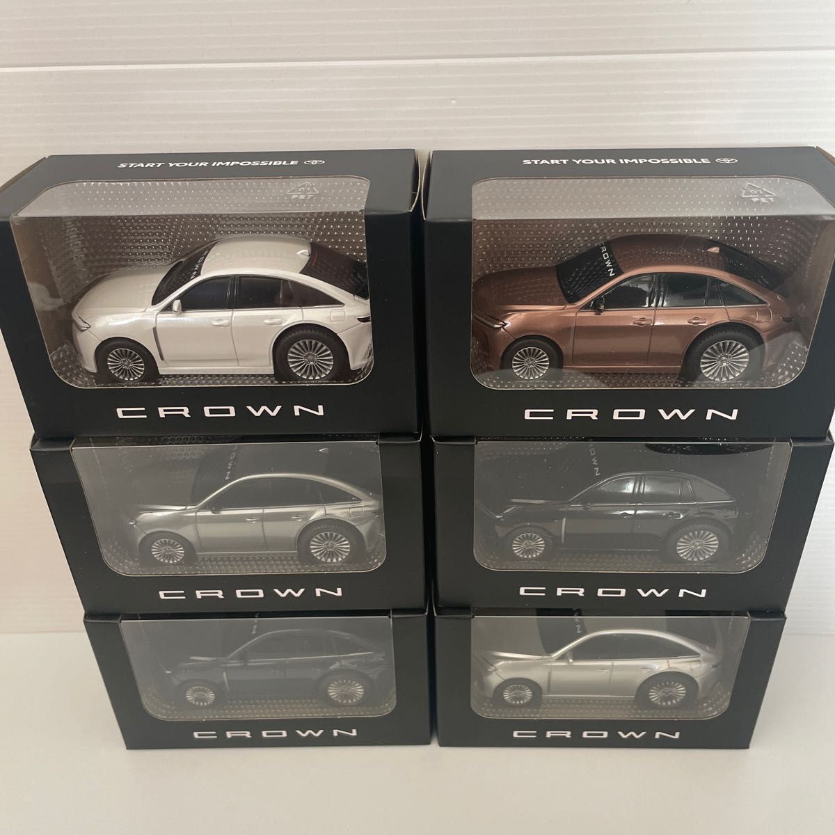 新型クラウンセダン プルバックカー 全6色コンプリートセット【新品未