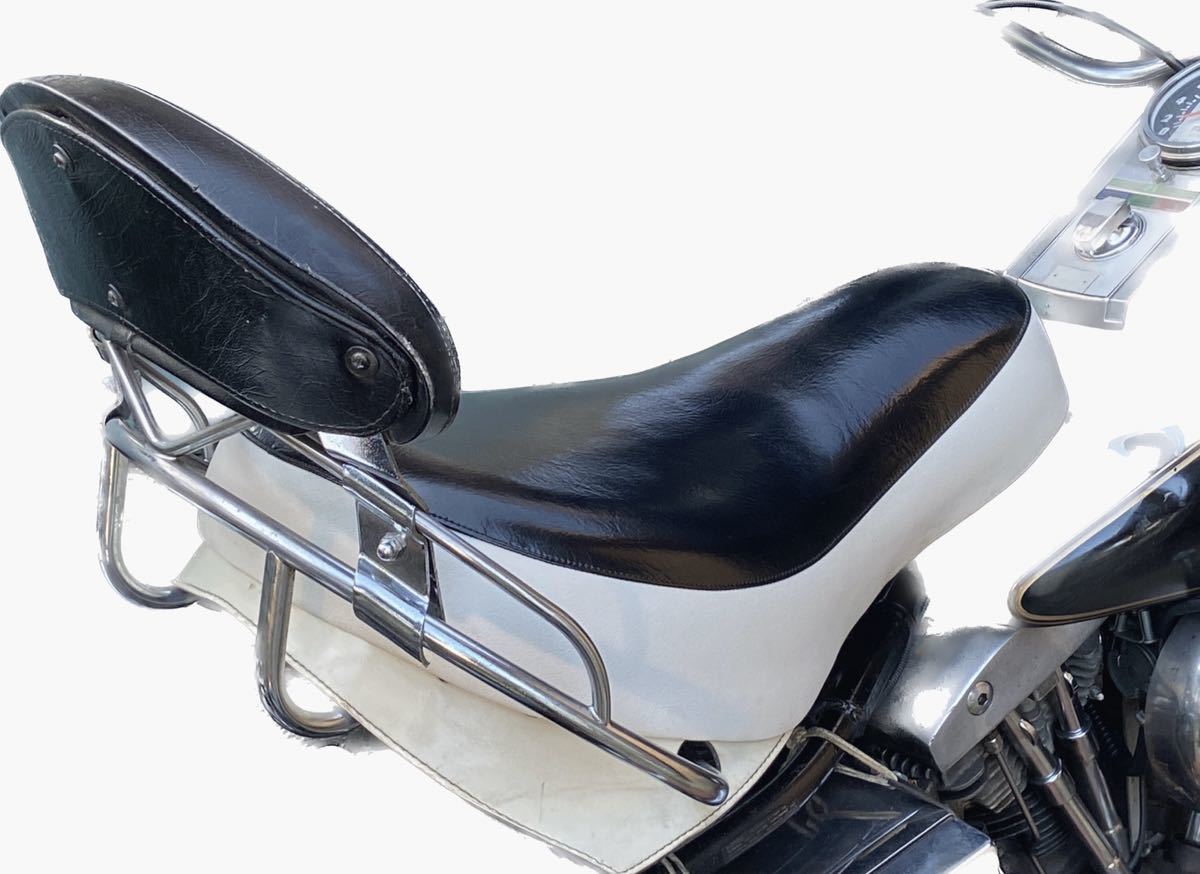 ショベル純正 FLH バディシートサポートパッド パッセンジャーサポート