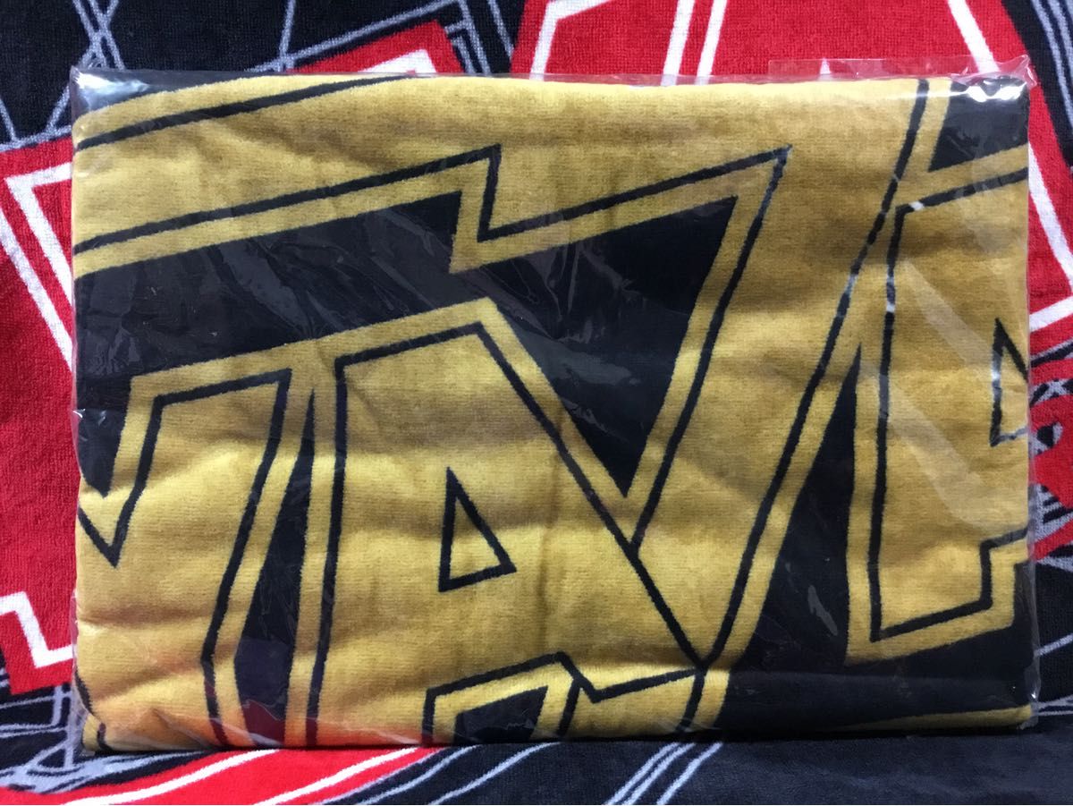 矢沢永吉 特典スペシャルビーチタオル (ロゴ DM LIVE シルエット