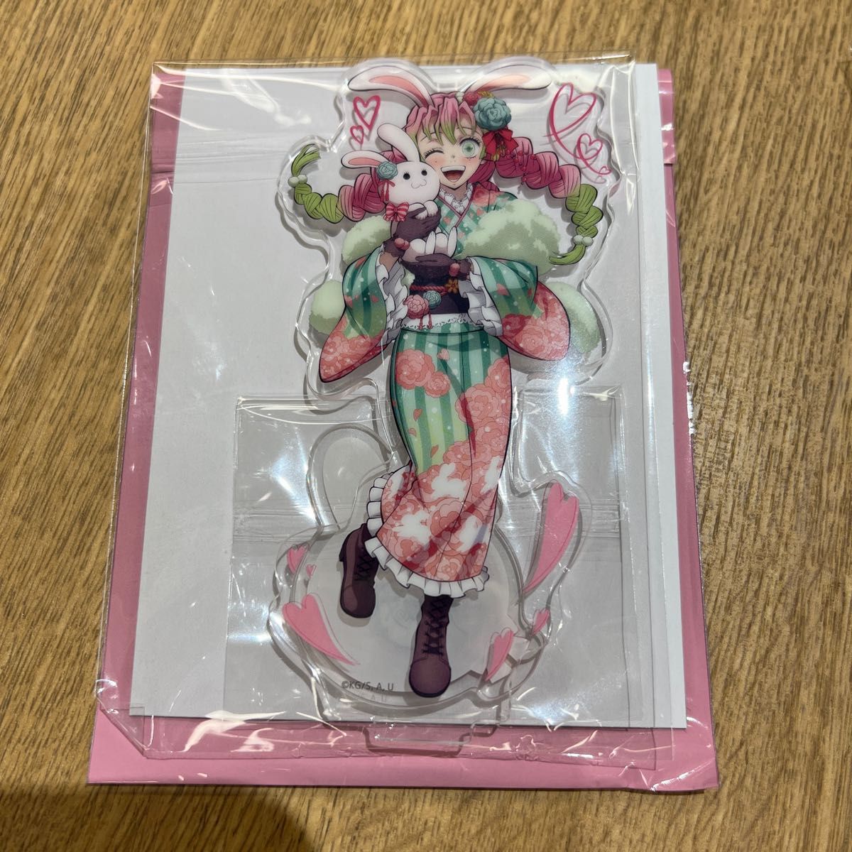 鬼滅の刃 AGF 限定 甘露寺蜜璃 アクスタ アクリルスタンド 卯年 ウサギ