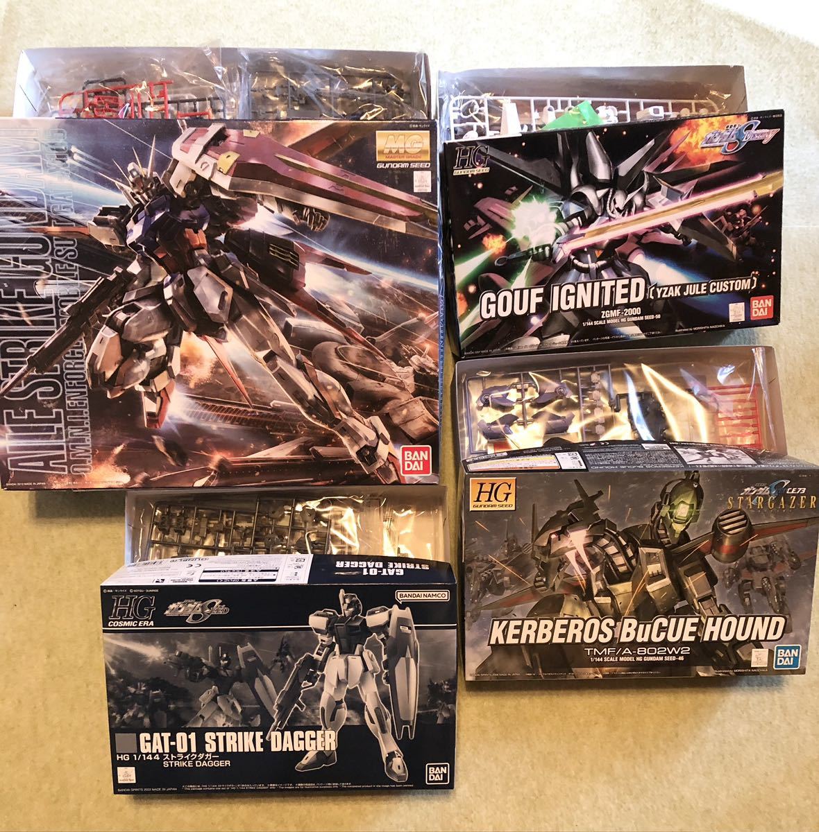 Yahoo!オークション - 未組立 ガンプラ まとめ セット HG MG ガンダムS