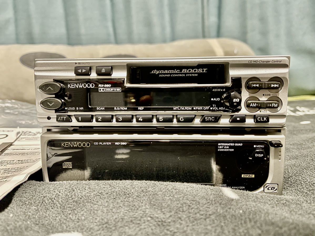 Yahoo!オークション - KENWOOD RX-380 RD-380 セットカーオーディオ