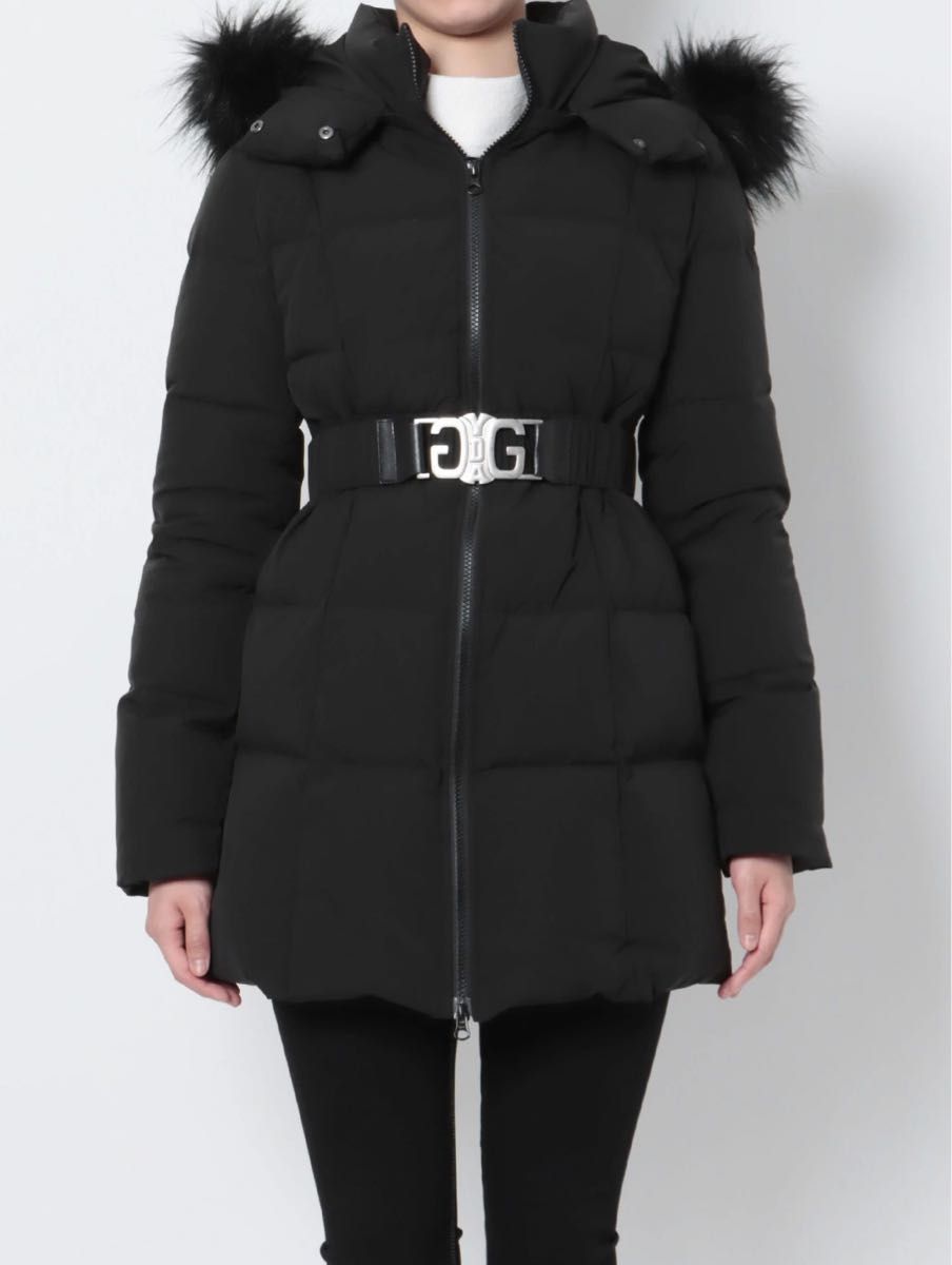 新品GYDA/2023新作/SymmetryGYDAベルト付きロングダウンコート｜Yahoo