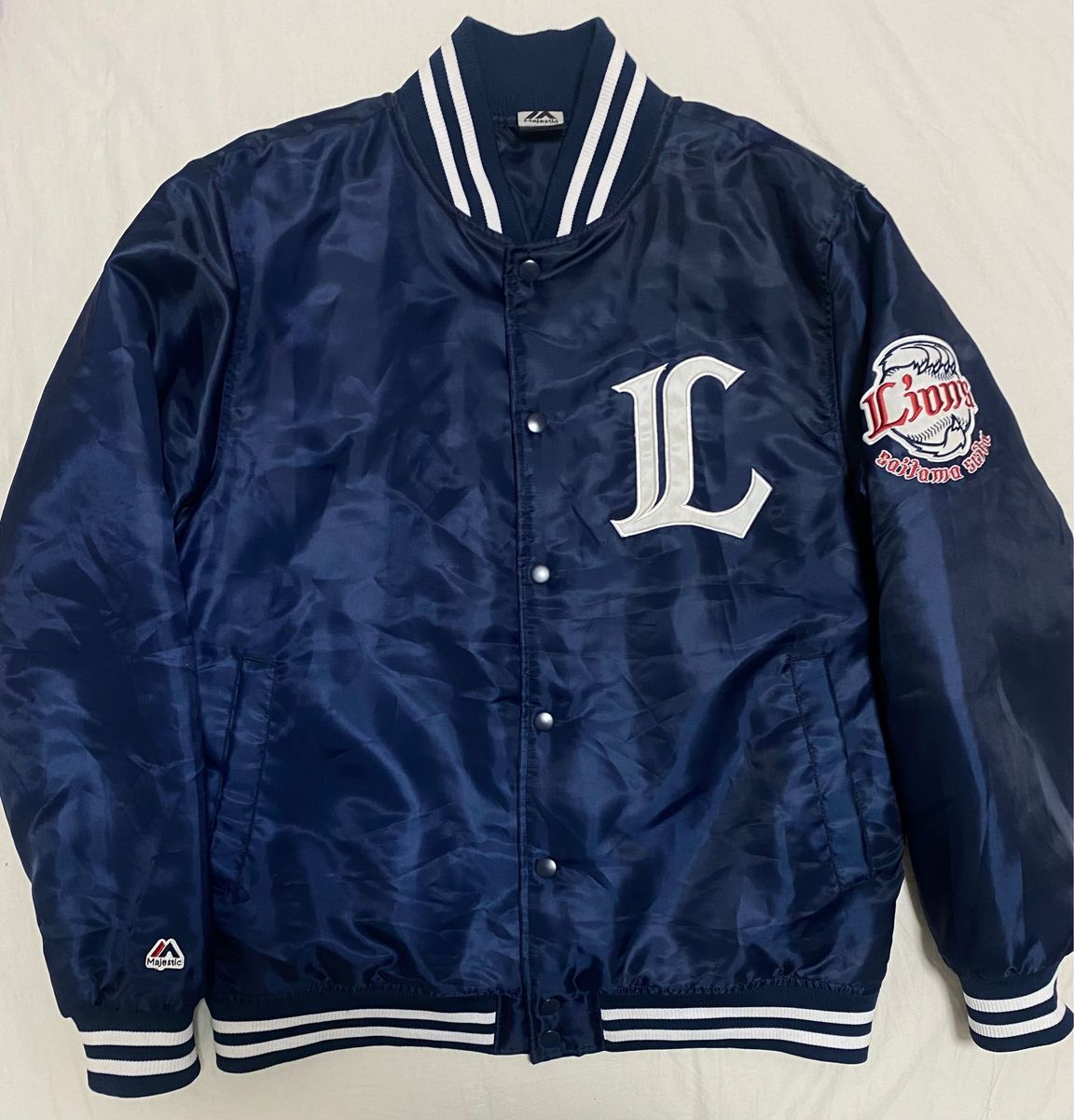 マジェスティック 埼玉西武ライオンズ スタジャン Lサイズ｜Yahoo