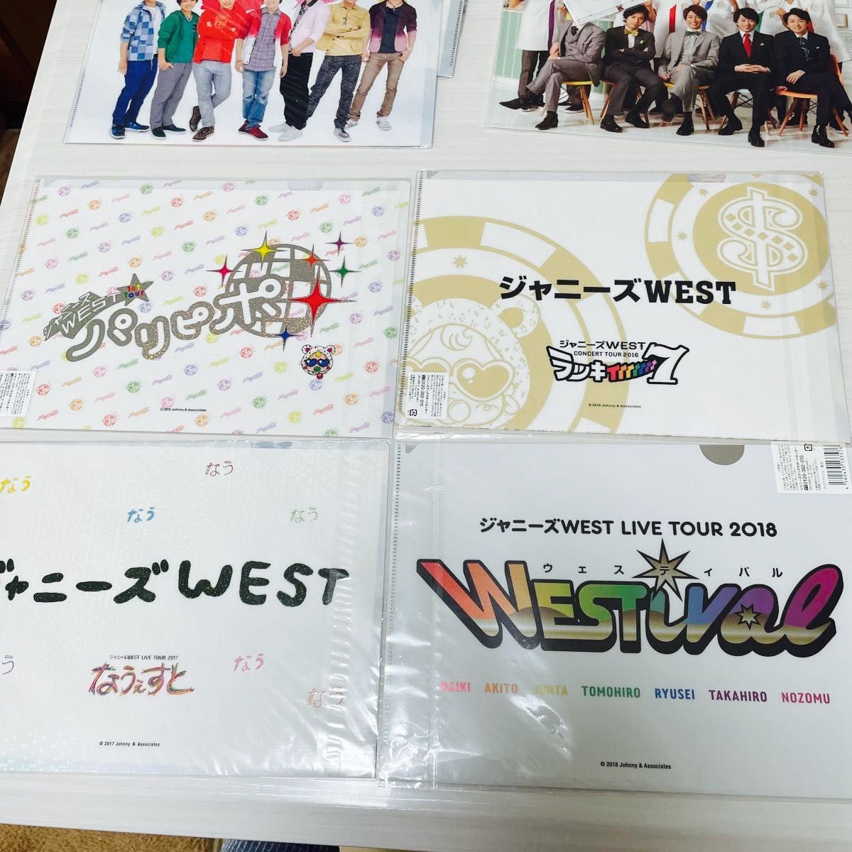 ジャニーズWEST クリアファイル×9＋チケットファイル 合計10点セットd