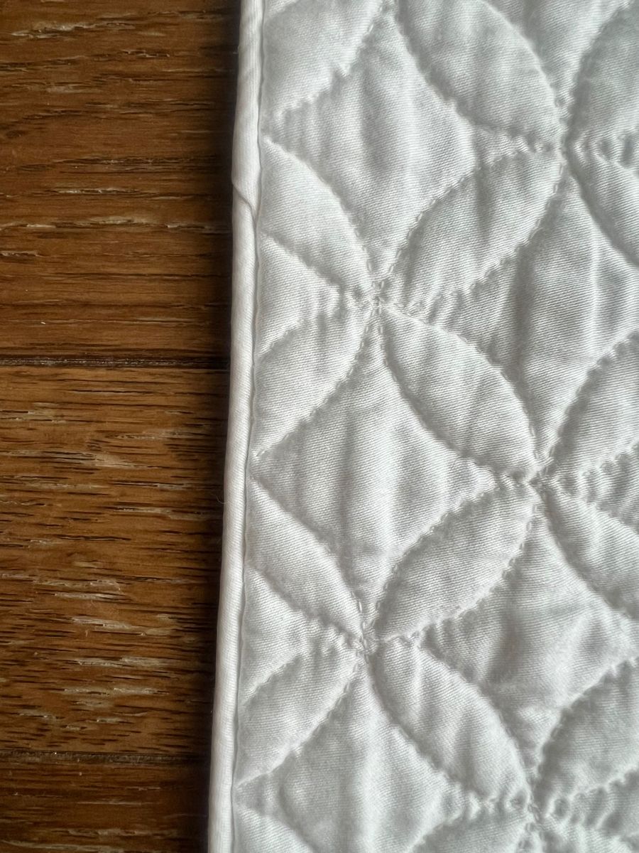 マミーのキルト］ホワイトキルト ハンドメイド #55 マミーのキルト