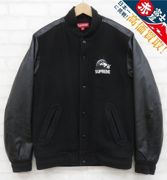 Supreme 07AW 自由の女神 Varsity Jacket シュプリーム バーシティ