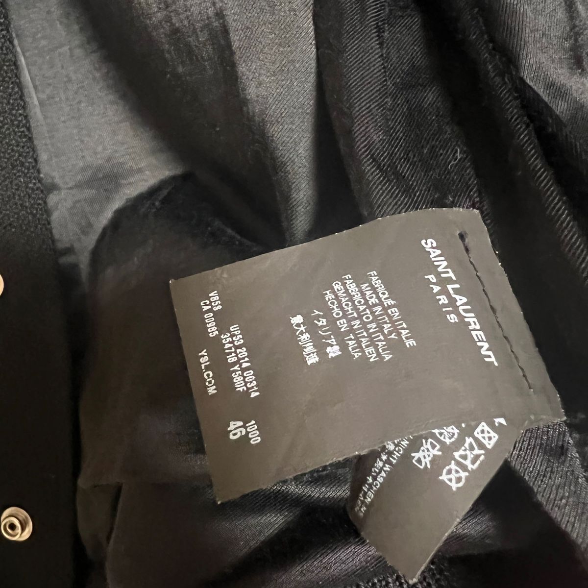 saint laurent テディ ジャケット 46 サンローラン｜Yahoo!フリマ（旧