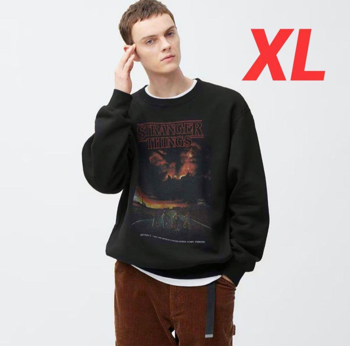 新品 GU ストレンジャーシングス stranger things スウェットXL｜Yahoo