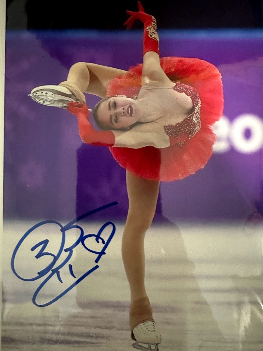 レア！アレクサンドラ・トゥルソワ 直筆サイン入りフォト/写真