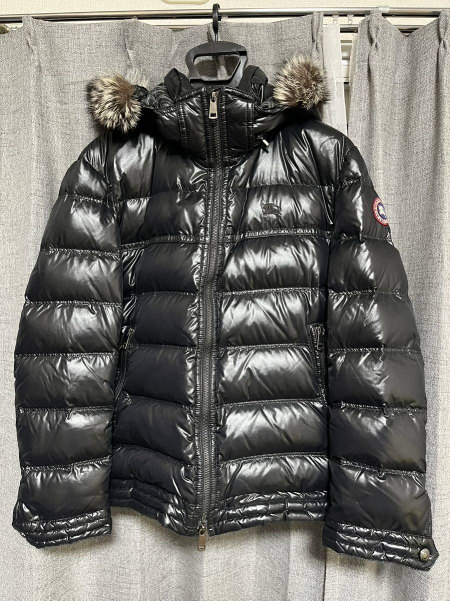 バーバリー ブラックレーベル メンズ ダウンジャケット Lサイズ相当