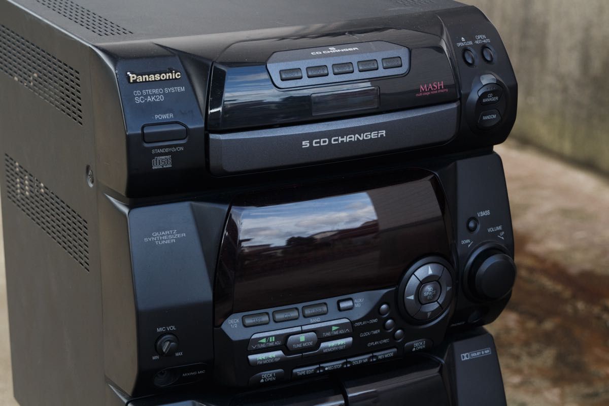 CDチェンジャー/カセットテープ/ラジオ コンポ Panasonic SA-AK20