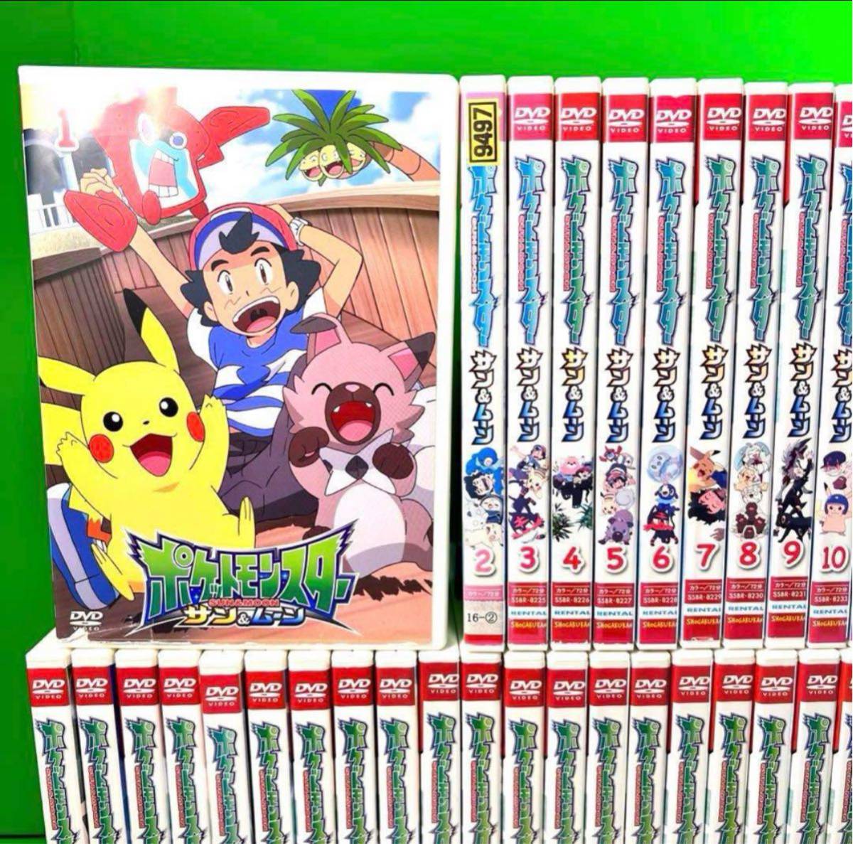 全巻ケース付 ポケットモンスター サン&ムーン DVD 全49巻 全巻セット