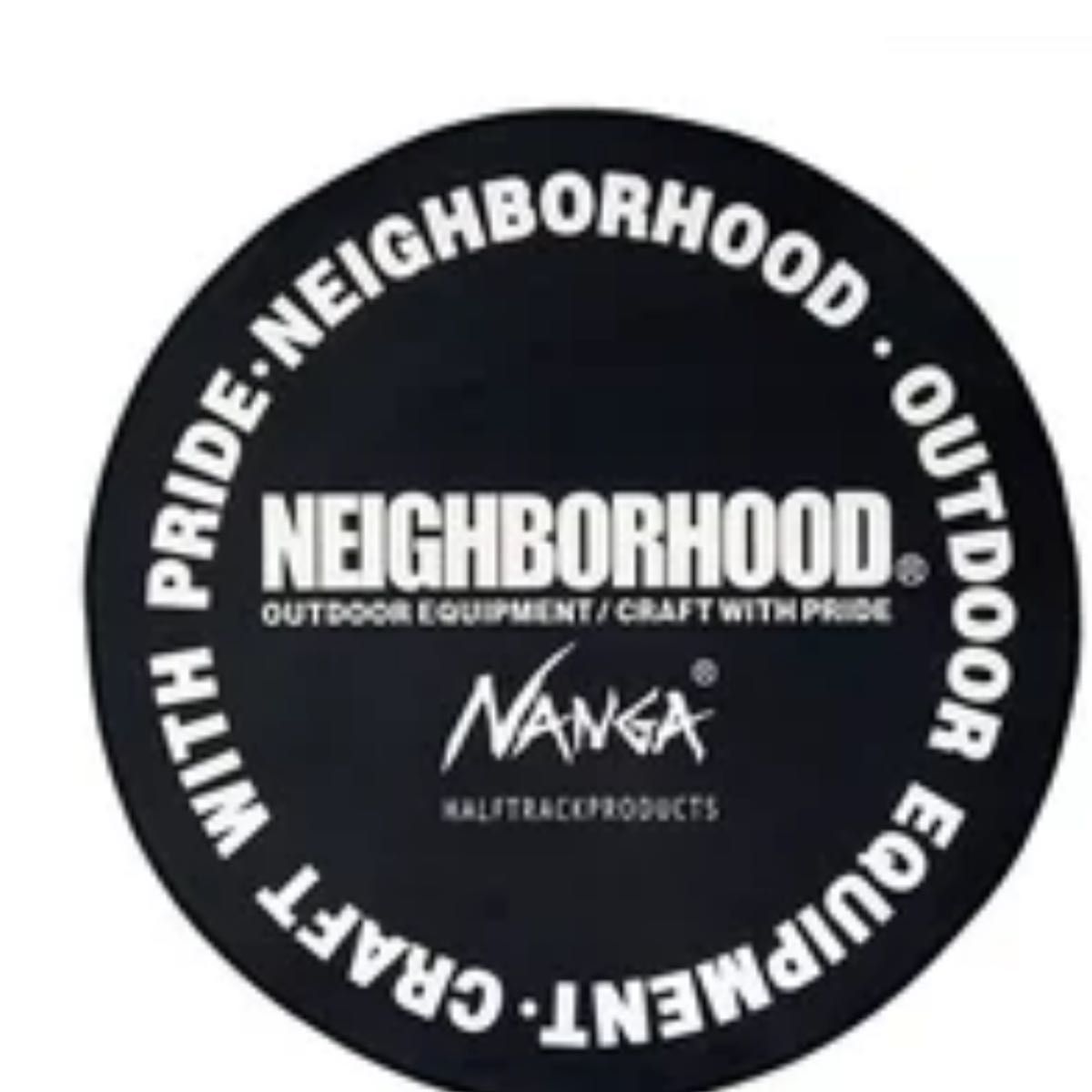 NEIGHBORHOOD×NANGA コラボ ラグ マット 円形ラグ ネイバーフッド