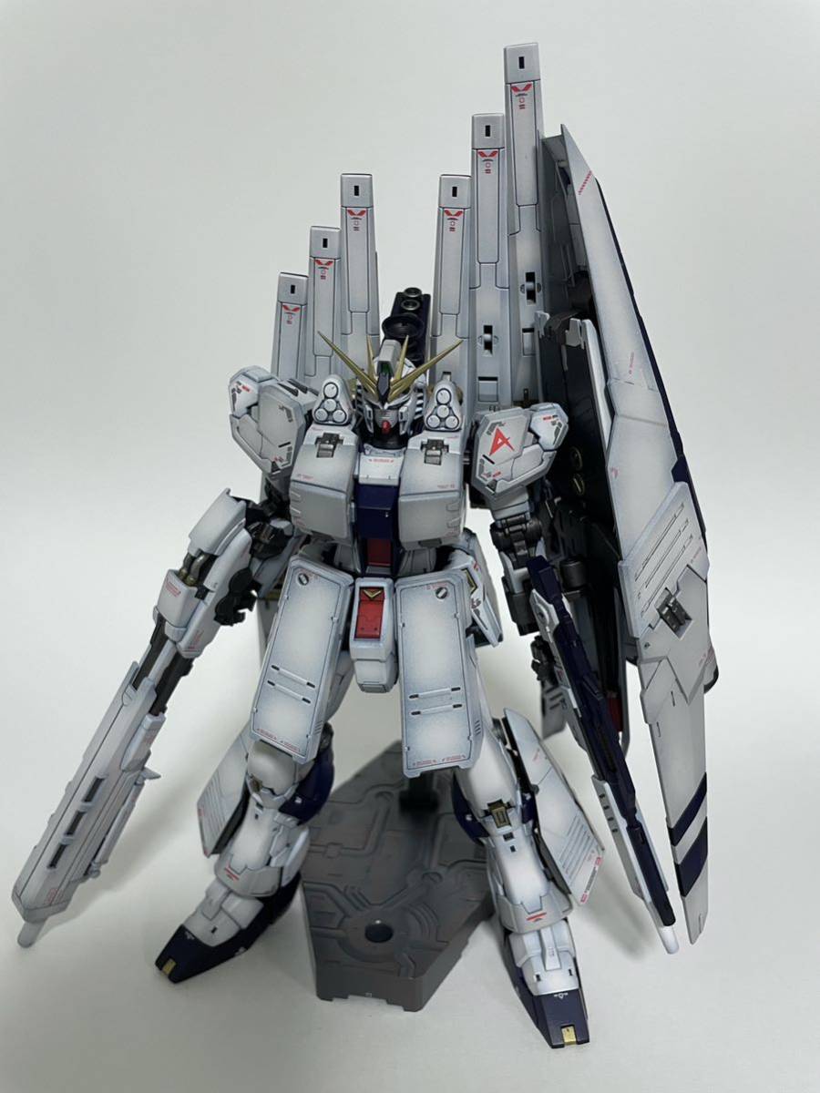Yahoo!オークション - 1/144 RG νガンダム+HWS グラデーション塗装