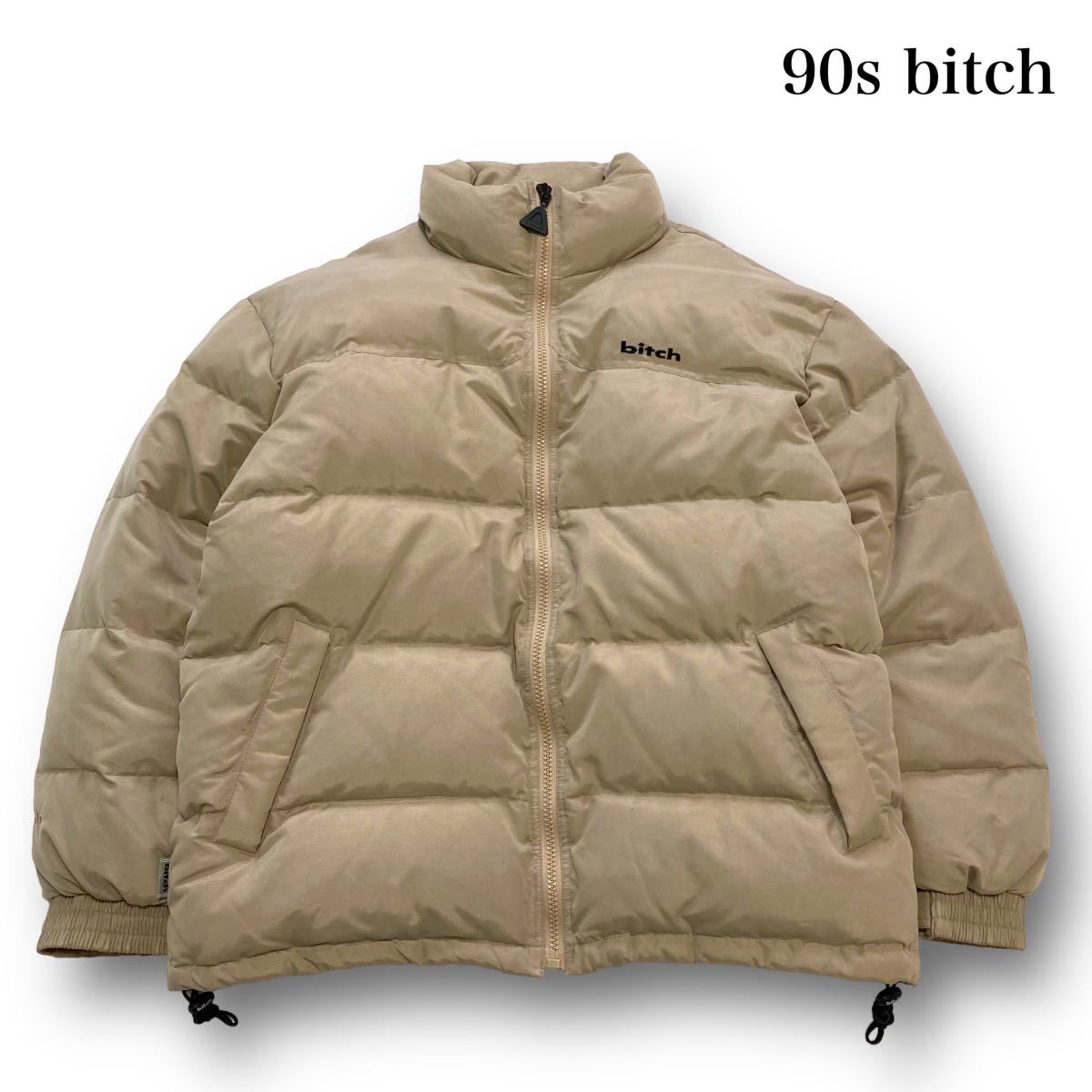 bitch】『激レア』90s ビッチスケートボード ダウンジャケット 90年代