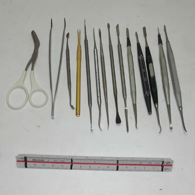 歯科技工士 歯科工具 ピンセット ハサミ ヘラ まとめて｜Yahoo!フリマ