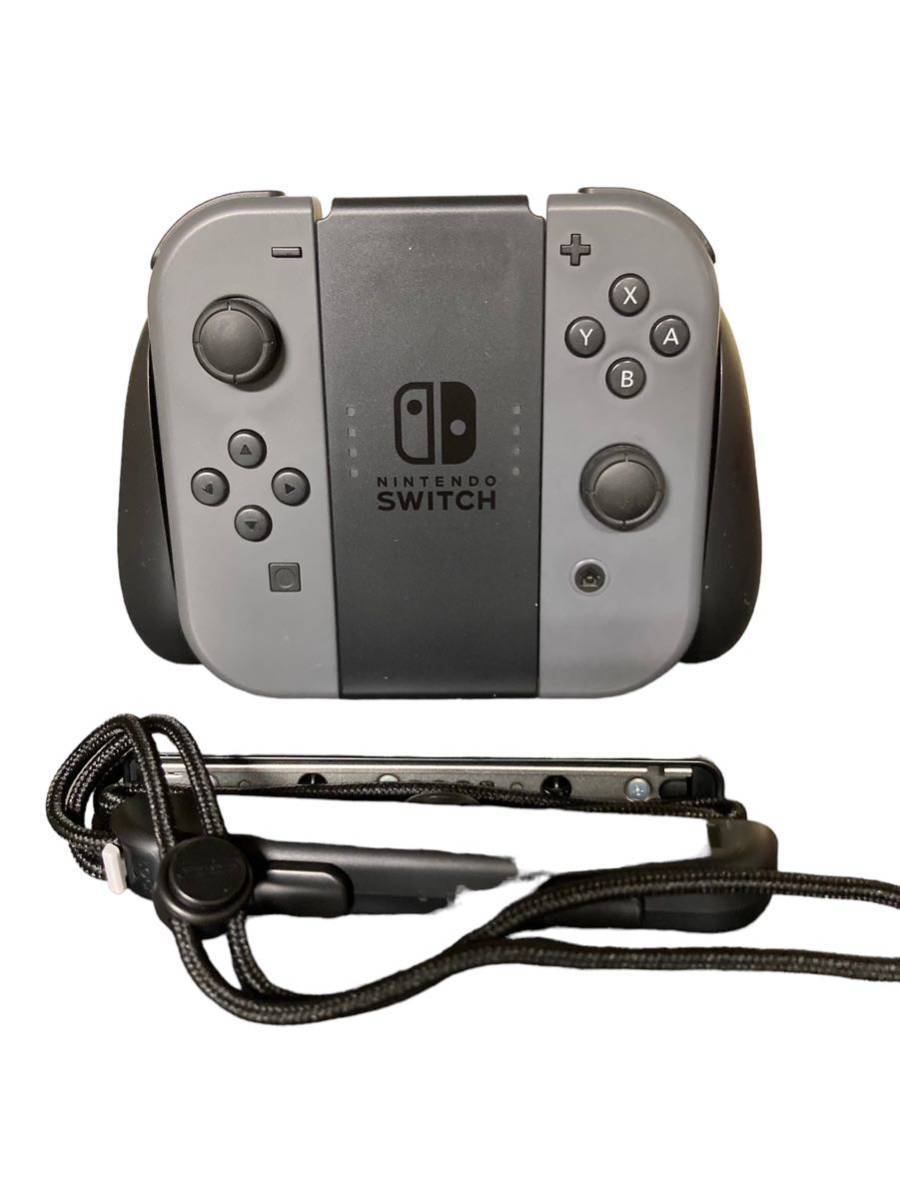 Switch Joy-Con グレー Joy-Conグリップ ストラップ Nintendo 任天堂