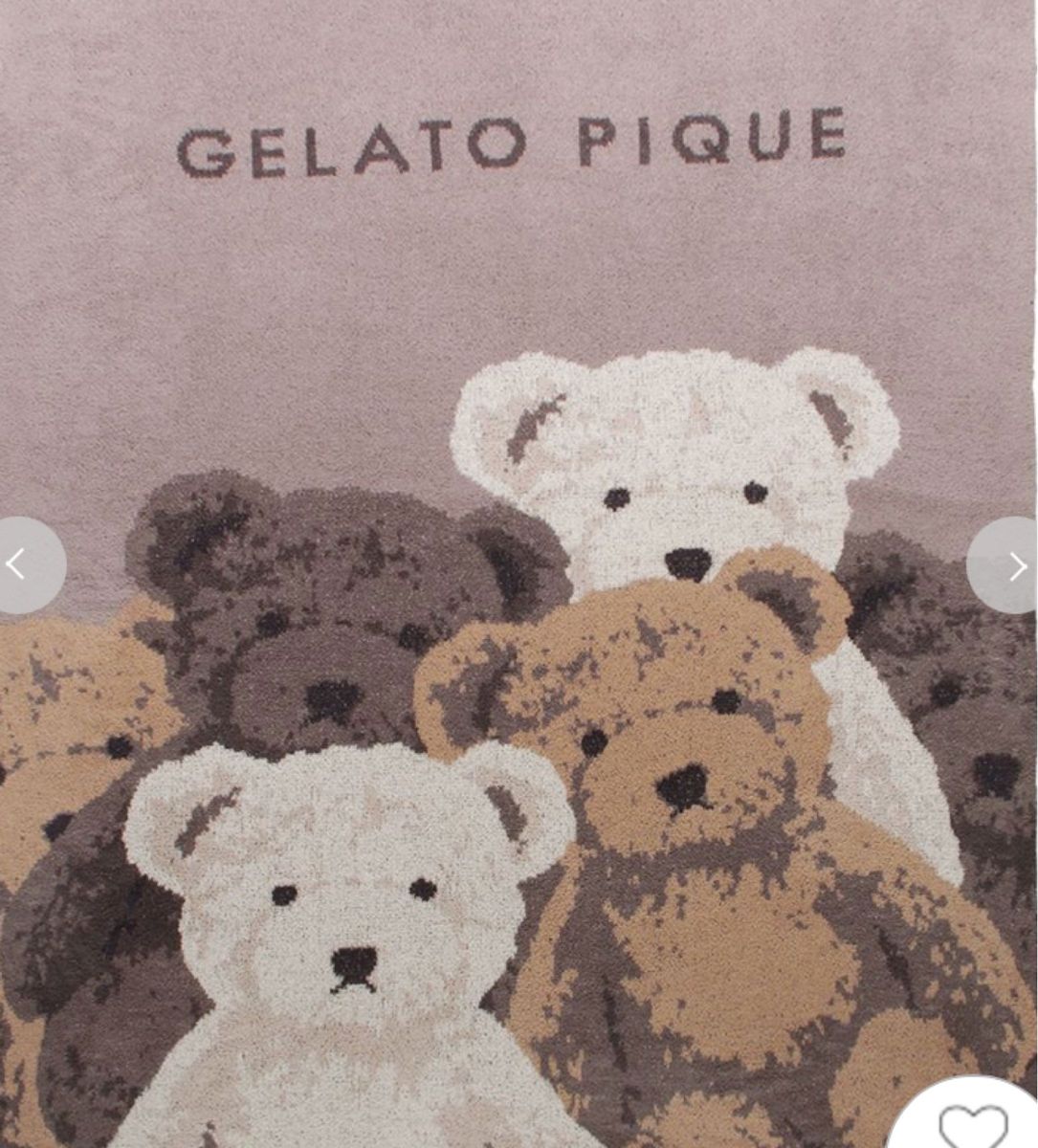 ジェラートピケ 【Sleep】3カラーベアジャガードブランケット｜Yahoo