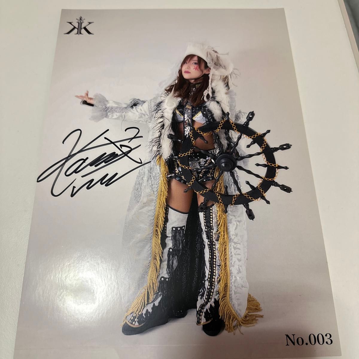 直筆サイン入り KAIRI ポートレート WWE スターダム カイリ・セイン