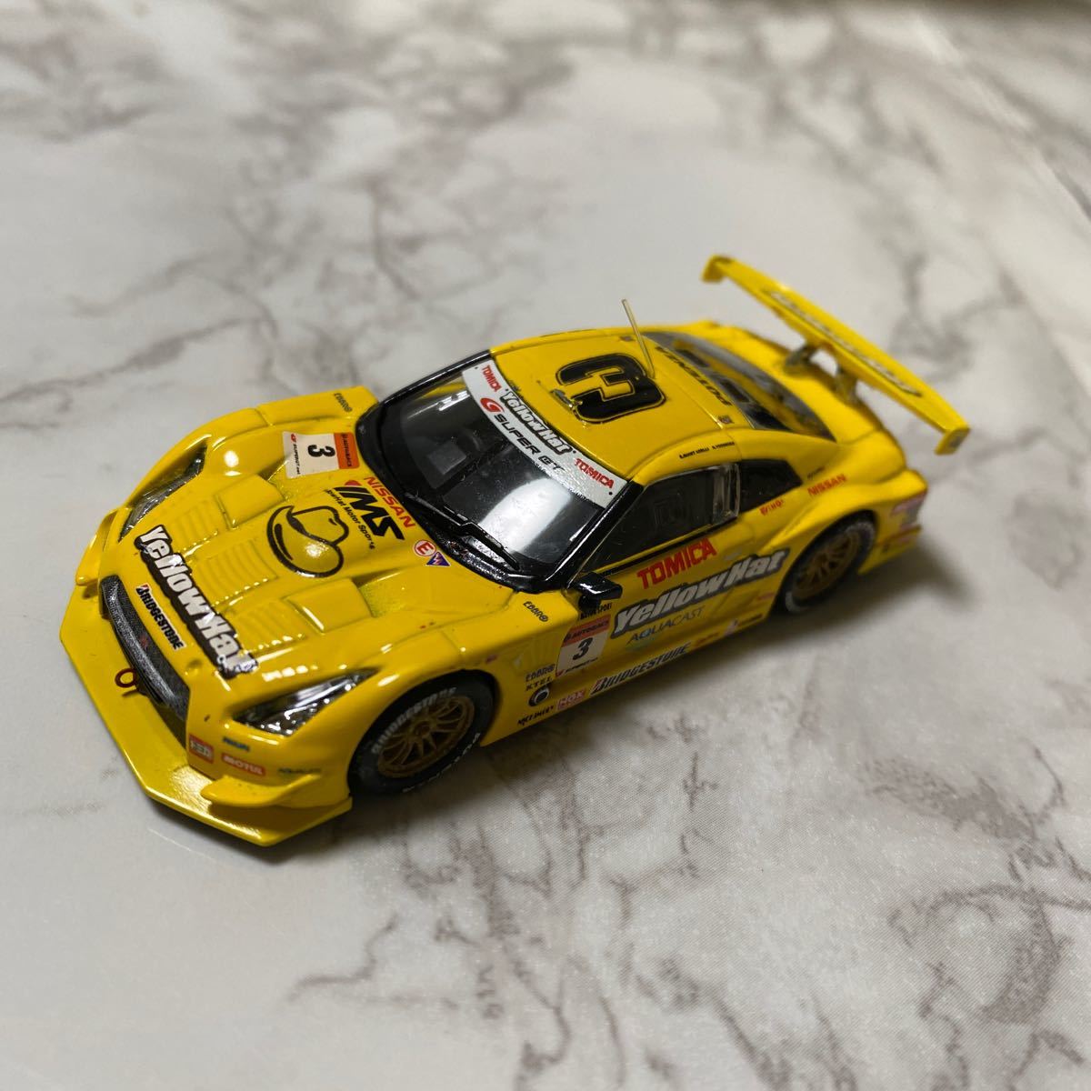 京商 1/64 スーパーGT GT500 イエローハット YMS トミカ GT-R No 3