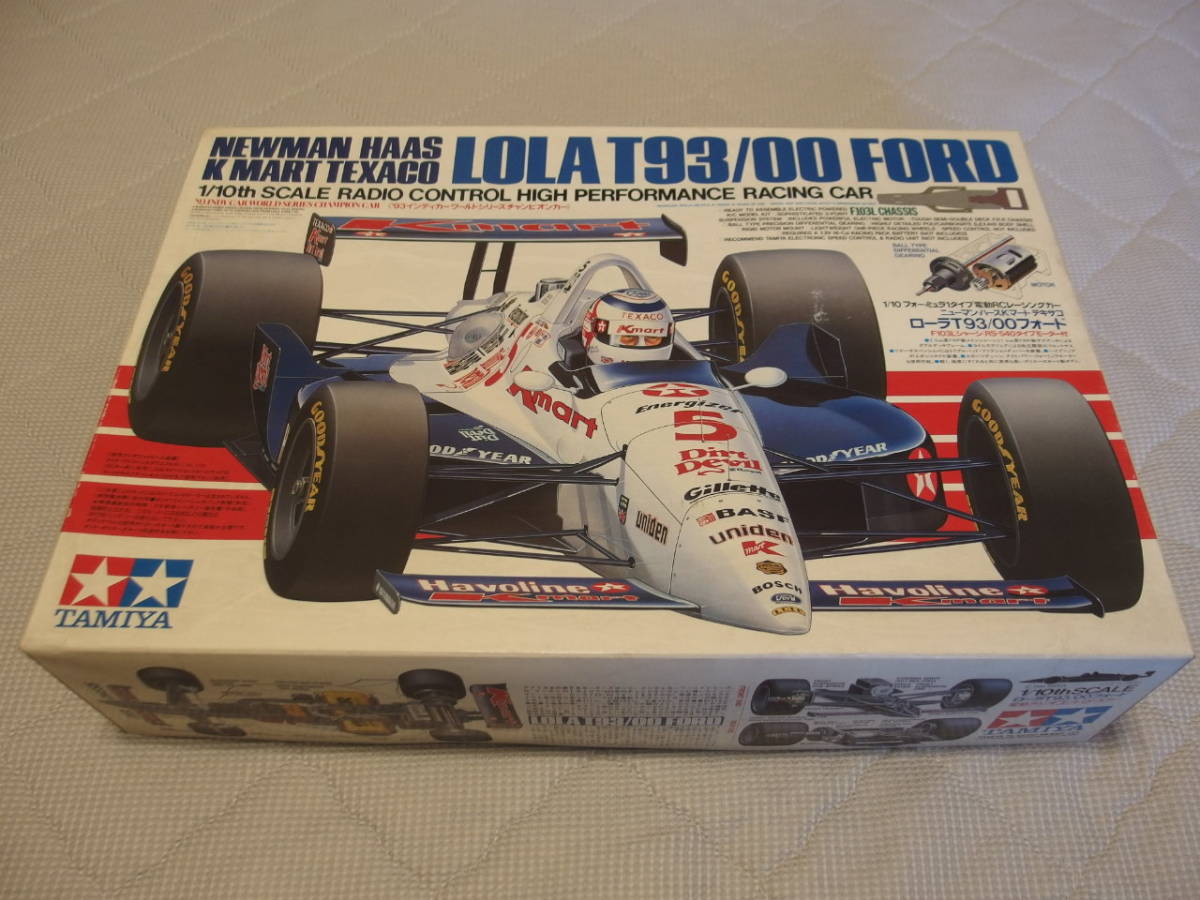 希少タミヤRC ローラT93⁄00フォード F103Lシャーシ 組立途中 希少