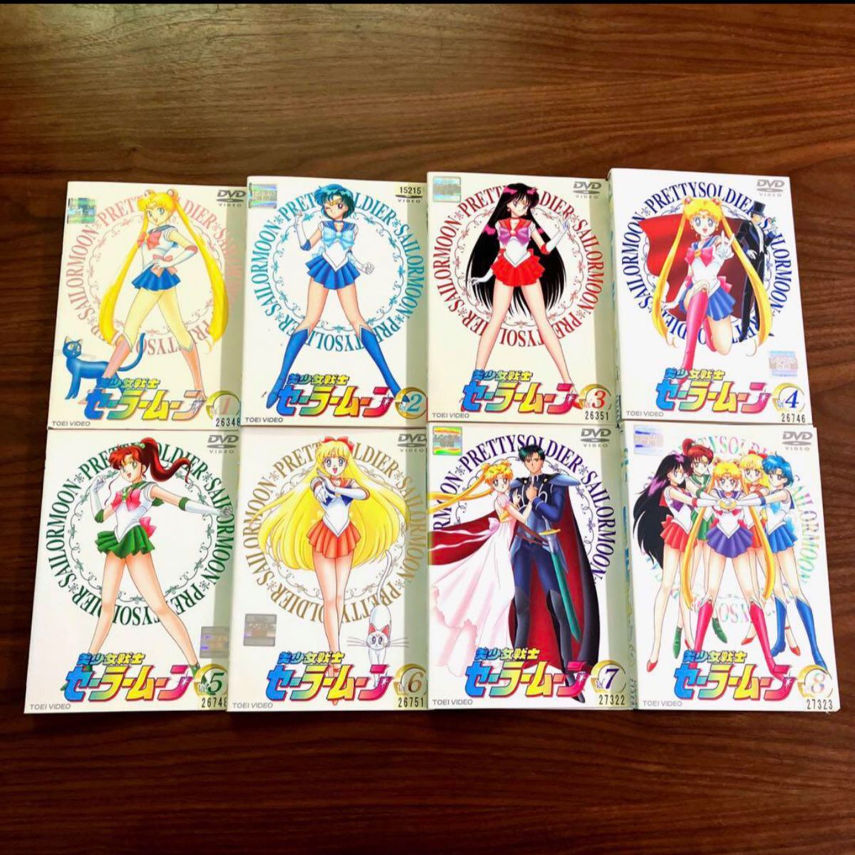 美少女戦士セーラームーン DVD 全8巻 全巻 セット｜Yahoo!フリマ（旧