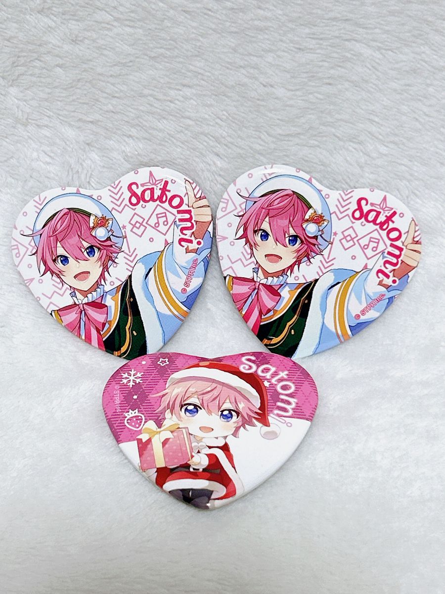 すとぷり さとみ 2023 クリスマス 等身 デフォ 缶バッジ セット｜Yahoo