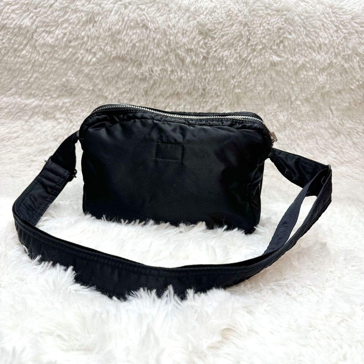 定価39600円】 美品 PORTER 2層式 タンカー ショルダーバッグ 黒