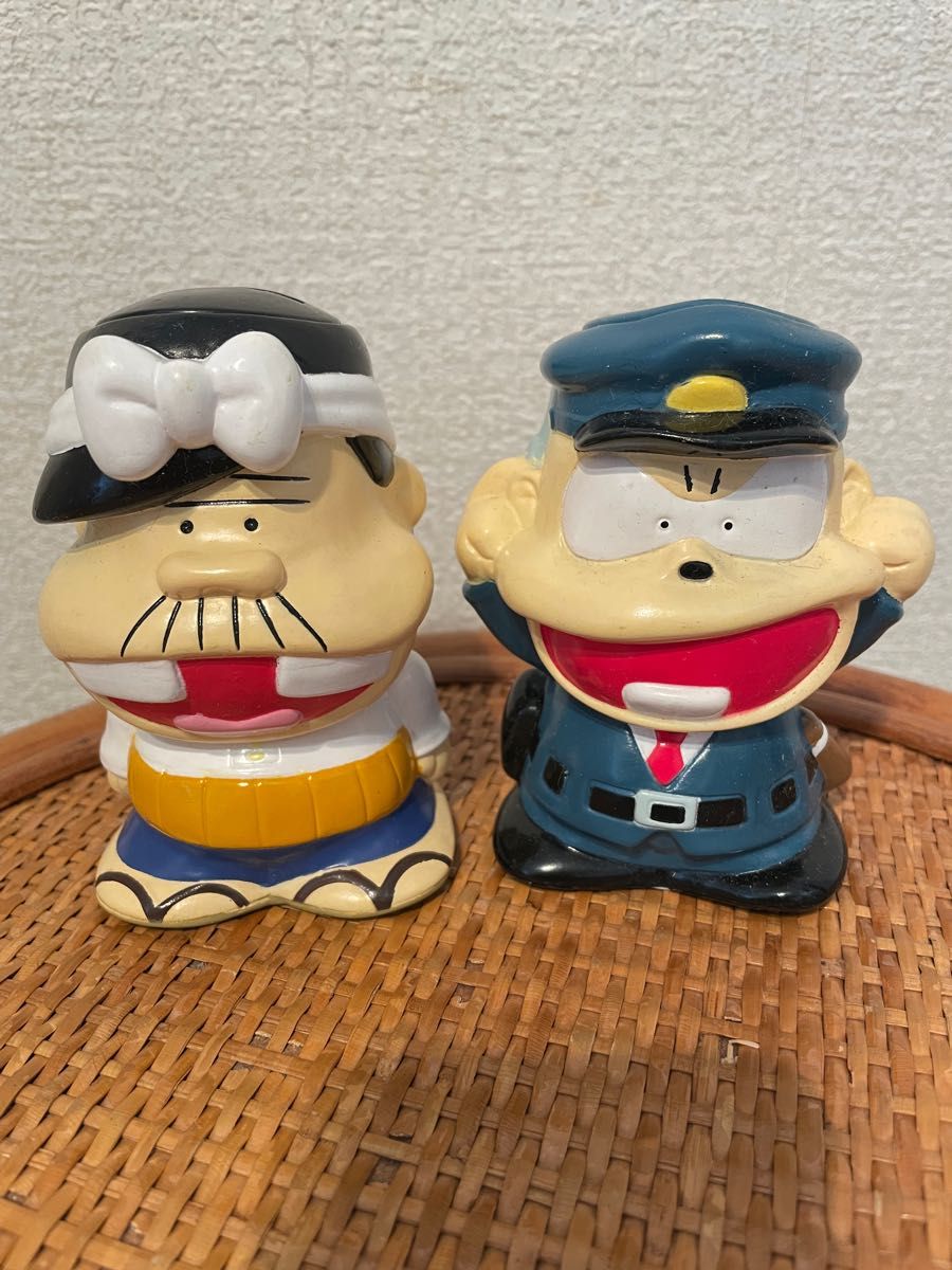 バカボンのパパ 本官 貯金箱 2個セット 赤塚不二夫 天才バカボン 当時