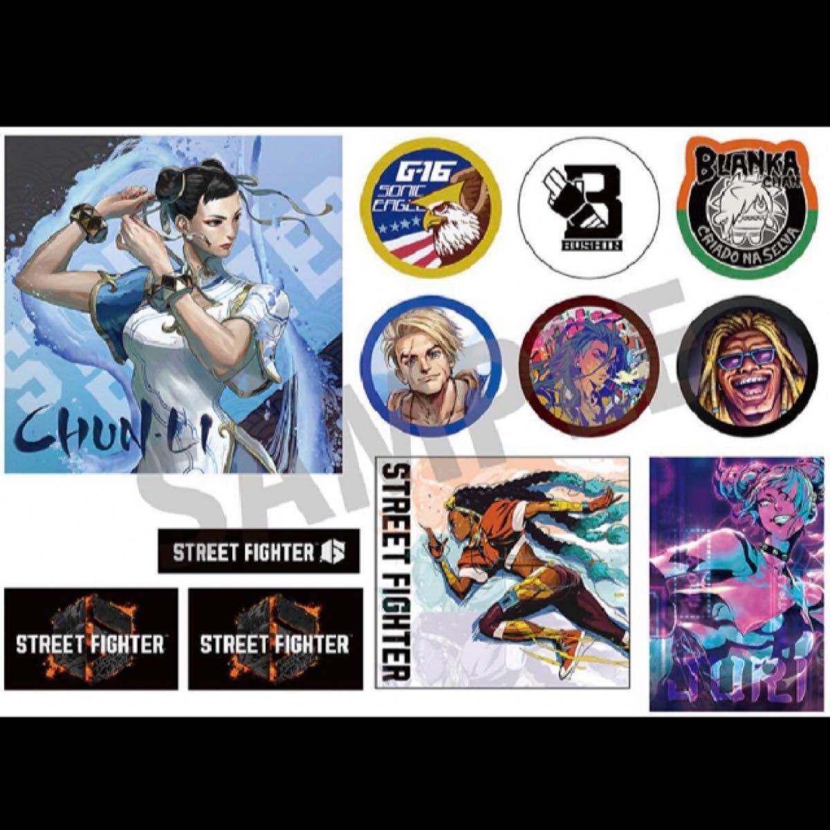 tgs ゲームショウ 2022 ストリートファイター6 ステッカー ノベルティ