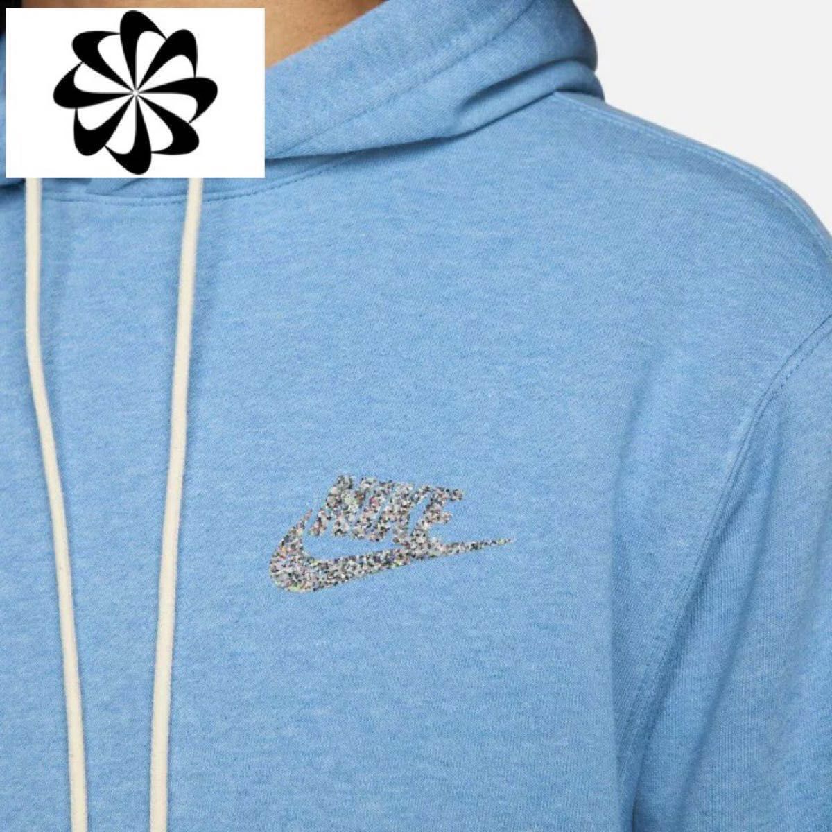 新品】NIKE スウェット 上下セット パーカー ハーフパンツ ブルー系