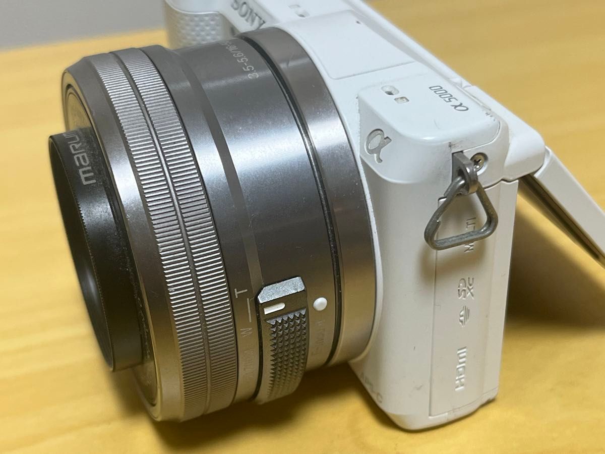 ジャンク品】SONY α5000 ミラーレス一眼カメラ ホワイト 【公式通販】