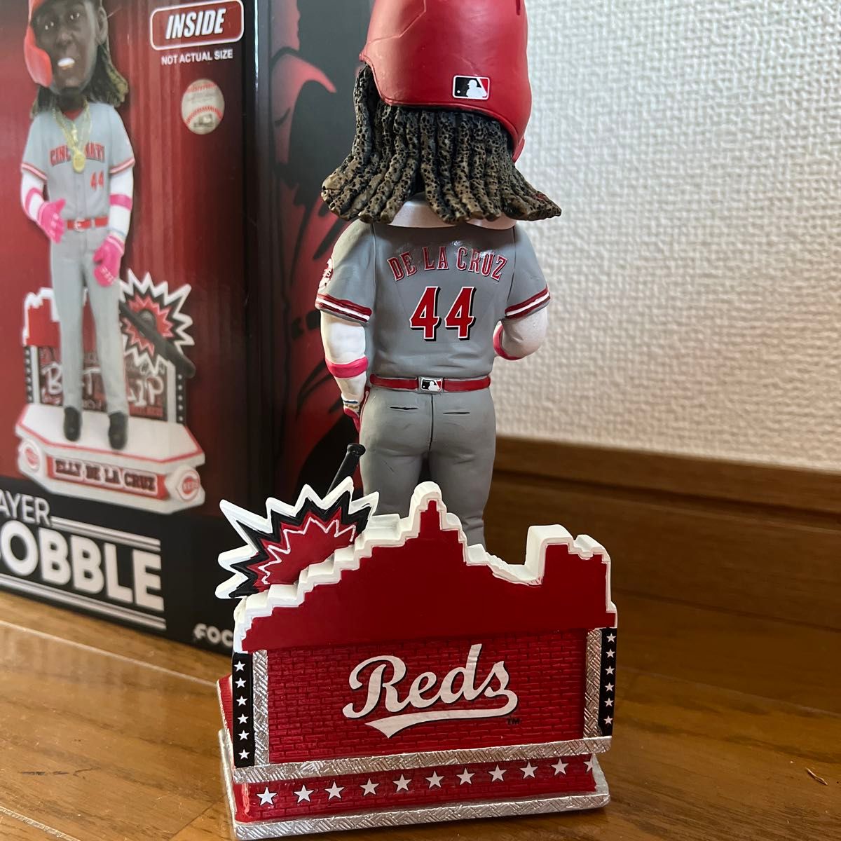 216個限定 エリー・デラクルーズ バットフリップ ボブルヘッド MLB