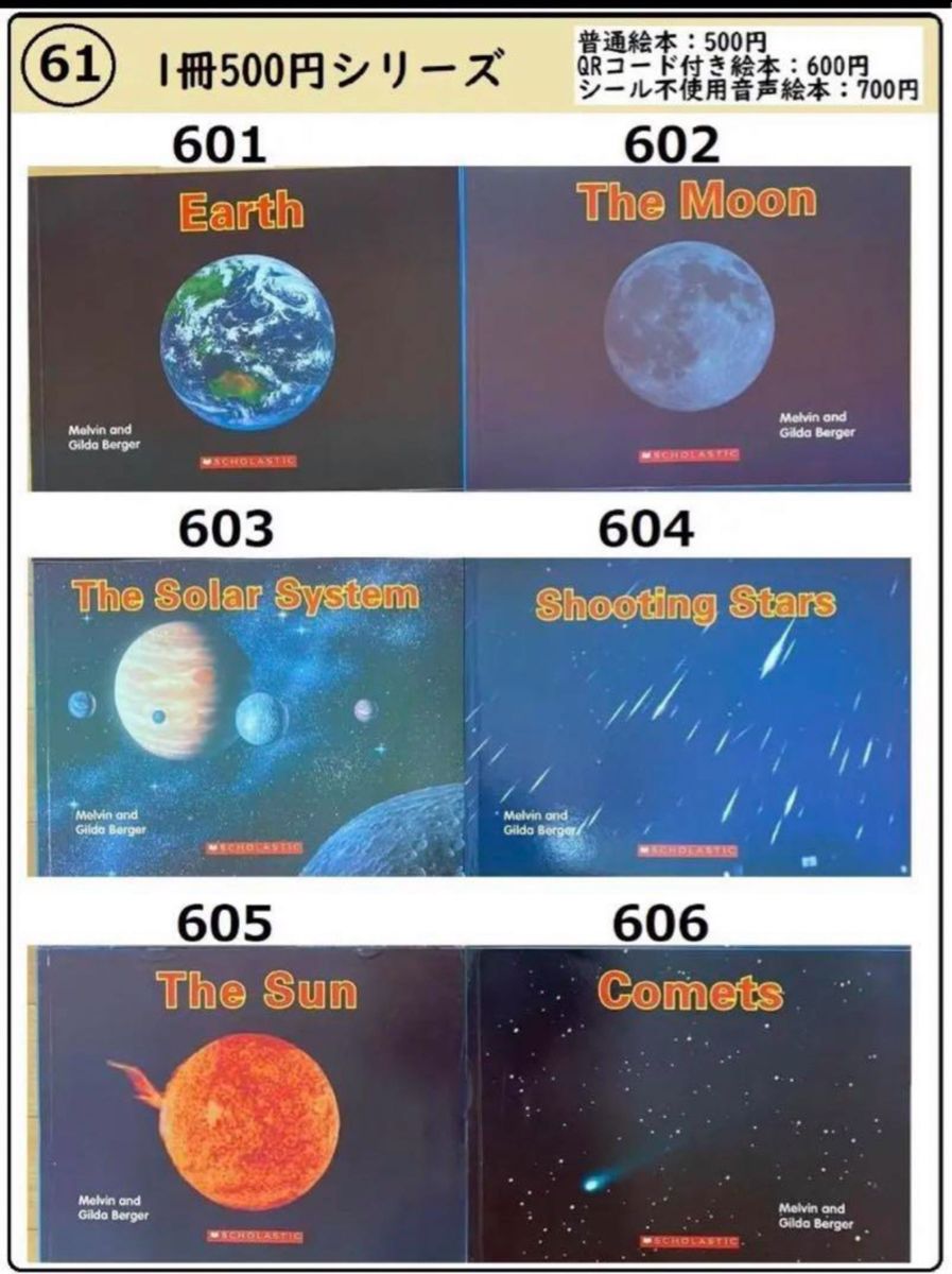 500円No 61 No62 音声絵本 英語絵本｜Yahoo!フリマ（旧PayPayフリマ）