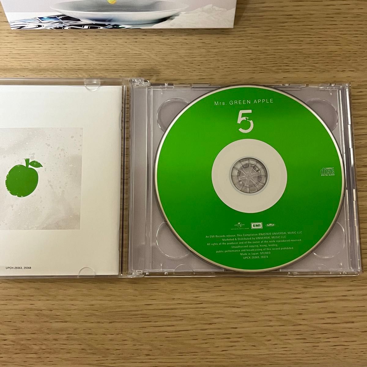5 初回限定版 初回限定盤 Mrs GREEN APPLE ミセスグリーンアップル