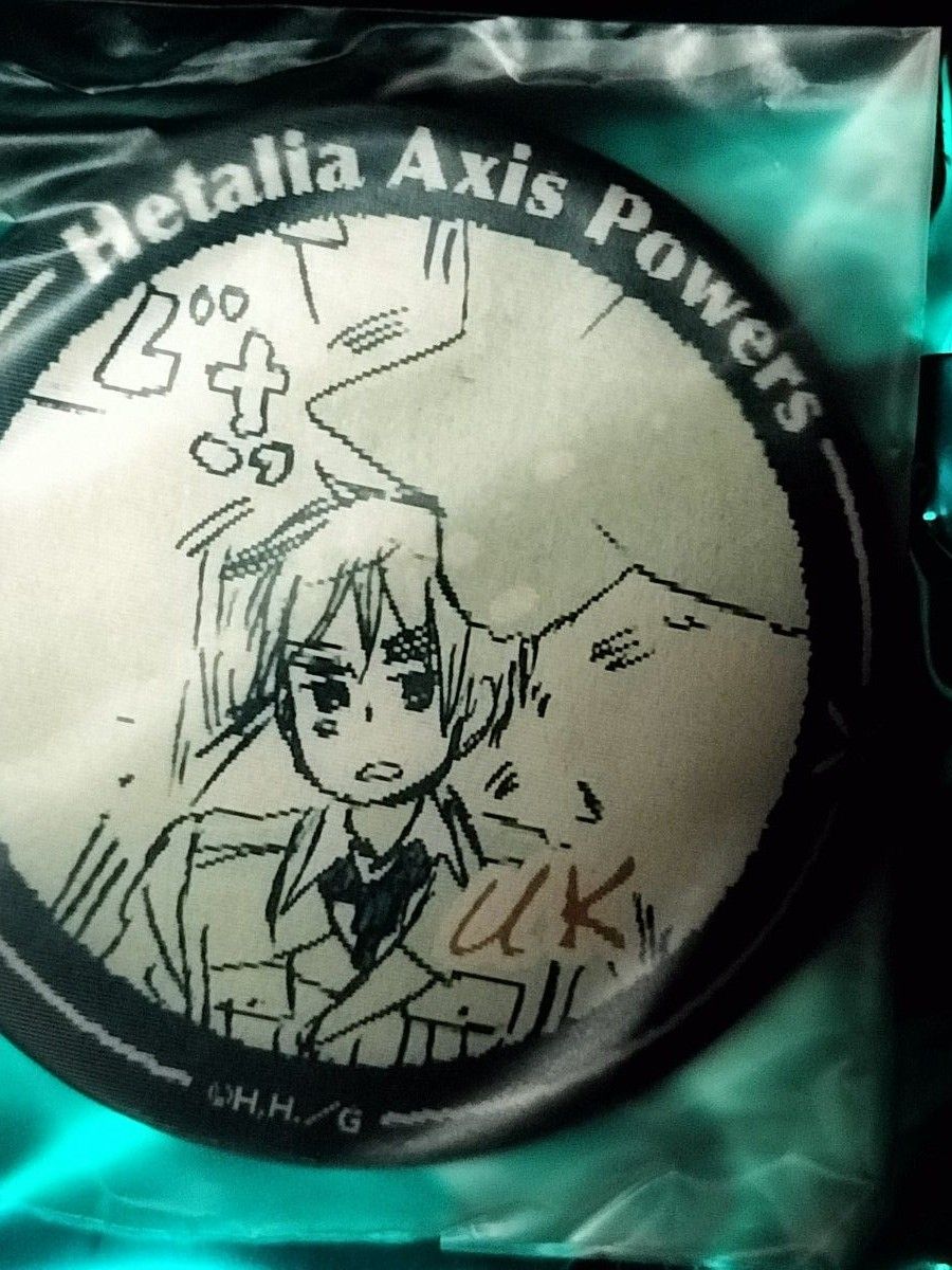 ヘタリア アニメガ チェンジ缶バッジ イギリス 日本 セット ヘタリア