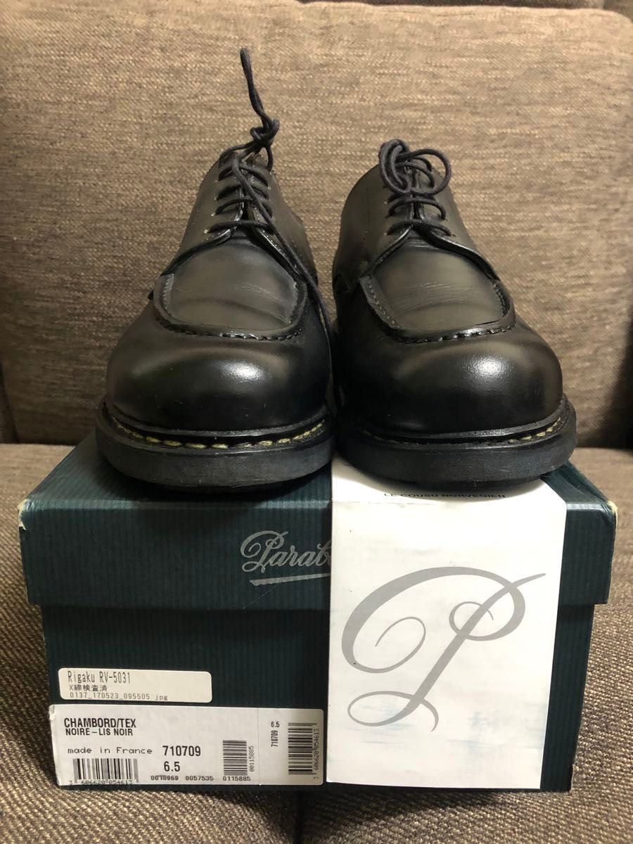 パラブーツ シャンボード 黒 6 5 極美品未使用級｜Yahoo!フリマ（旧